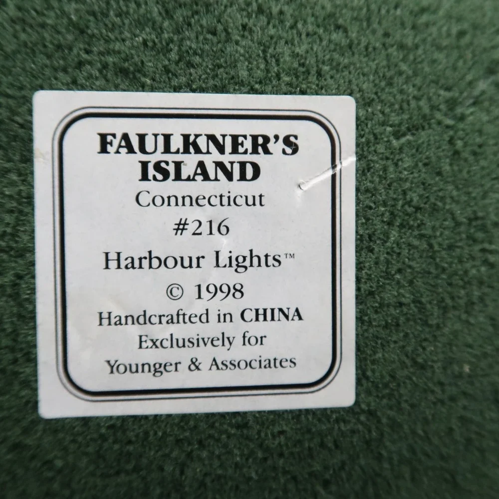 Harbour Lights‎ Faulkner's Island CT #216 Limited Edition Lighthouse Connecticut